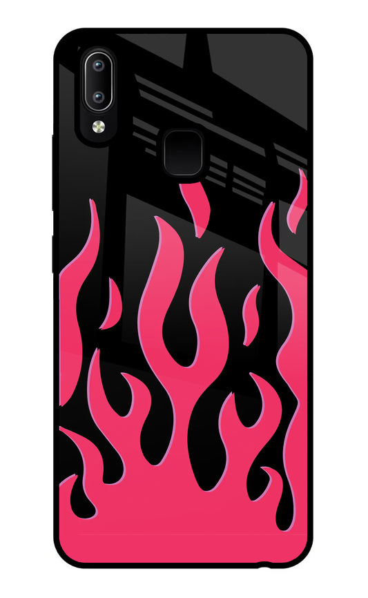 Fire Flames Vivo Y91/Y93/Y95 Glass Case