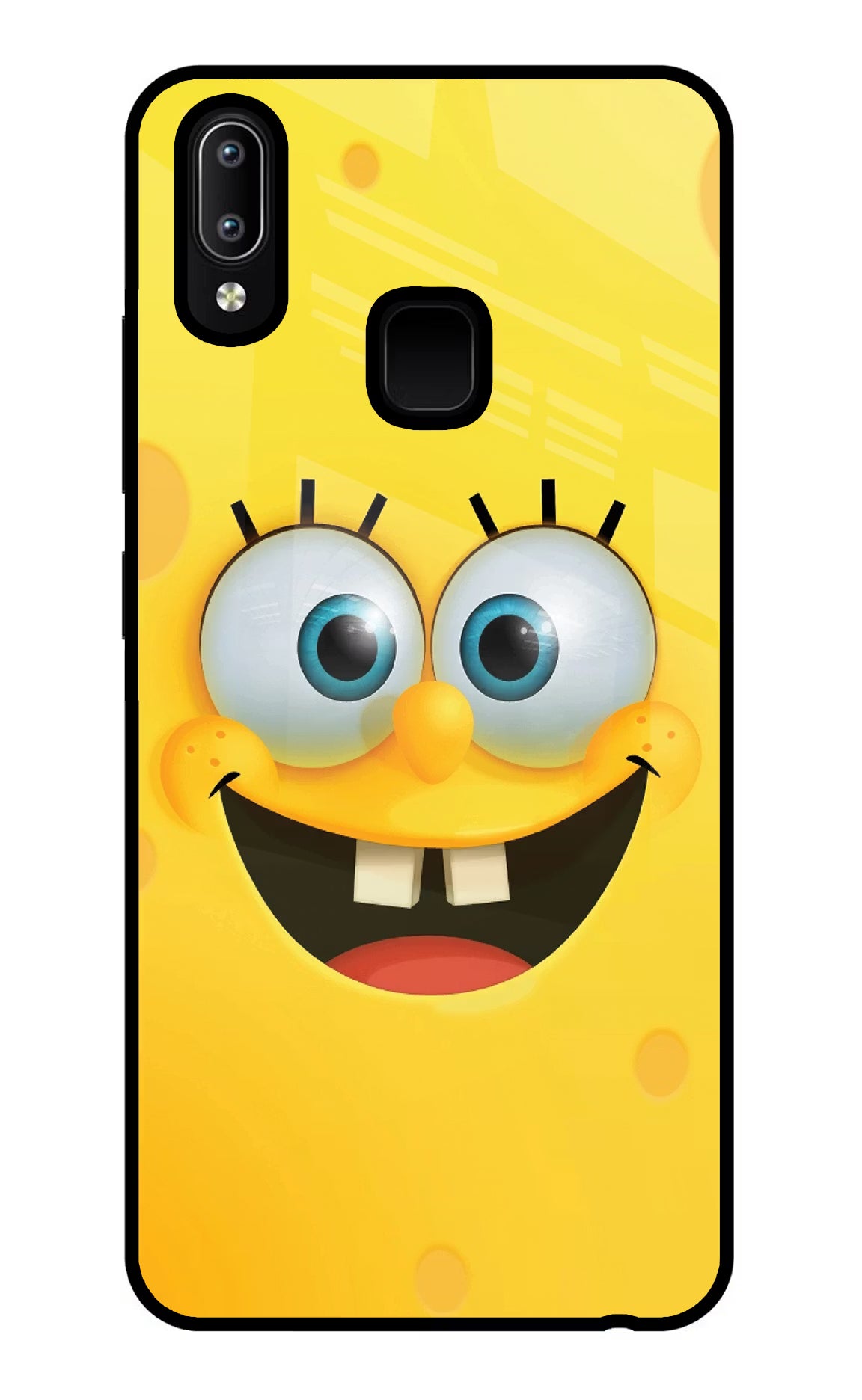 Sponge 1 Vivo Y91/Y93/Y95 Glass Case Back Cover by Casekaro
