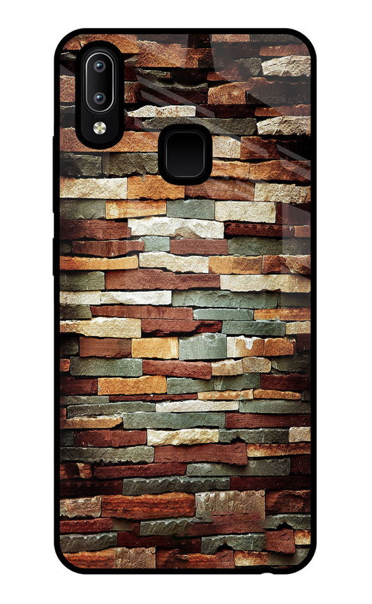 Bricks Pattern Vivo Y91/Y93/Y95 Glass Case