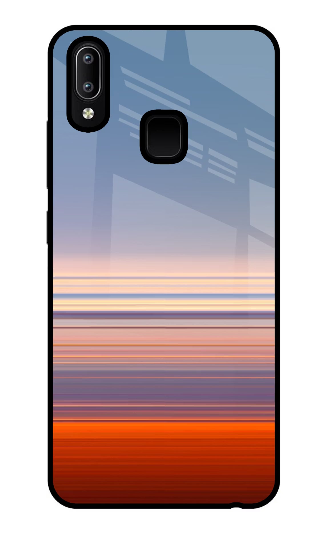 Morning Colors Vivo Y91/Y93/Y95 Glass Case Back Cover by Casekaro