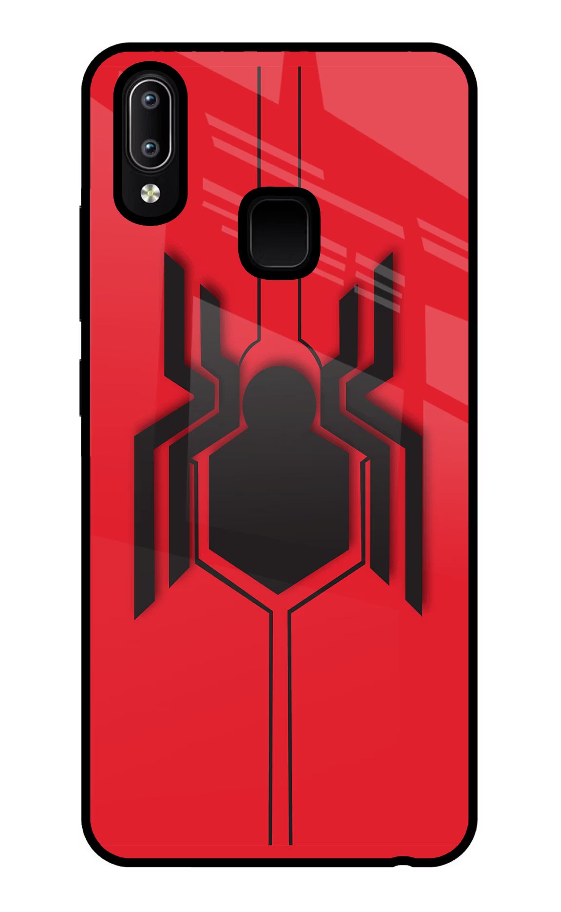 Spider Vivo Y91/Y93/Y95 Glass Case Back Cover by Casekaro