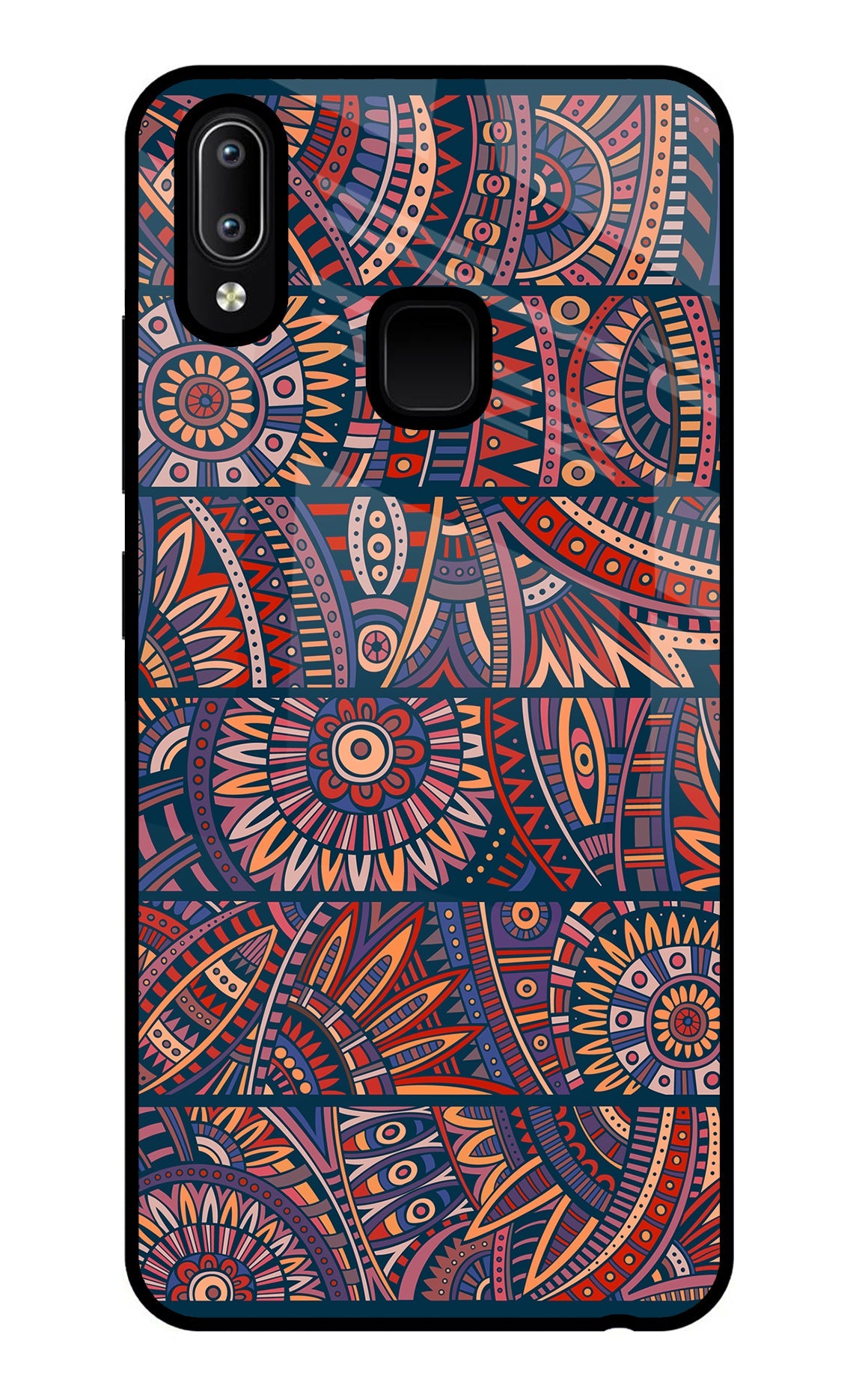 African Culture Design Vivo Y91/Y93/Y95 Glass Case