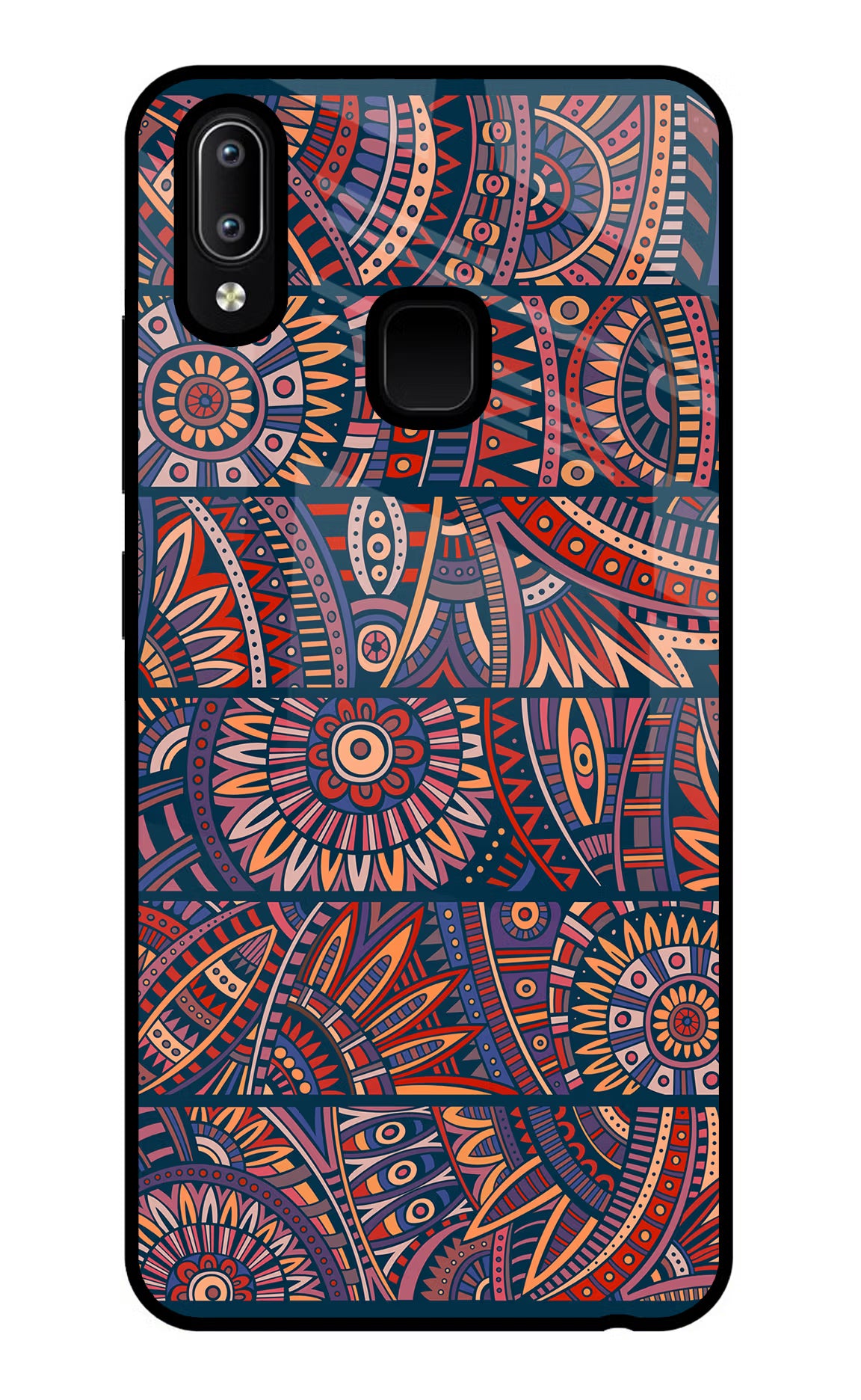 African Culture Design Vivo Y91/Y93/Y95 Glass Case