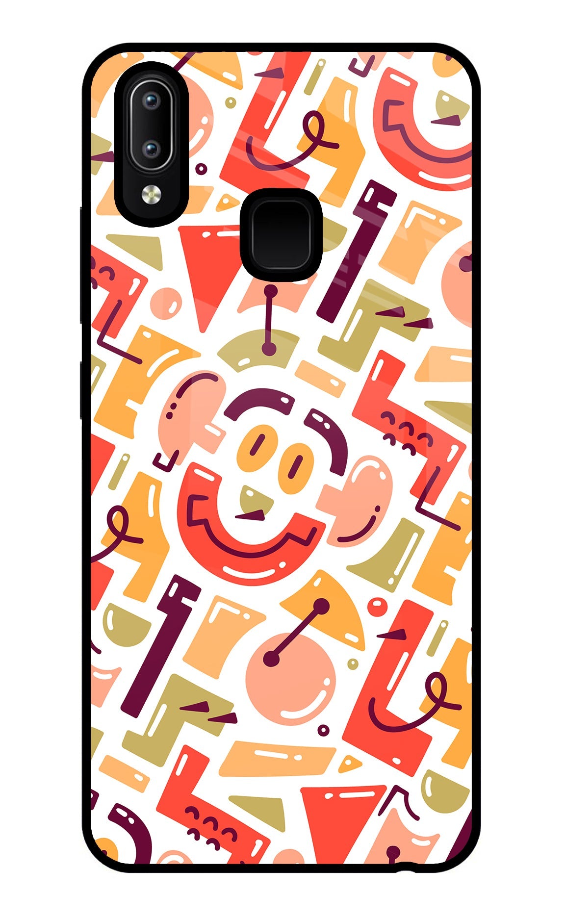 Doodle Pattern Vivo Y91/Y93/Y95 Back Cover