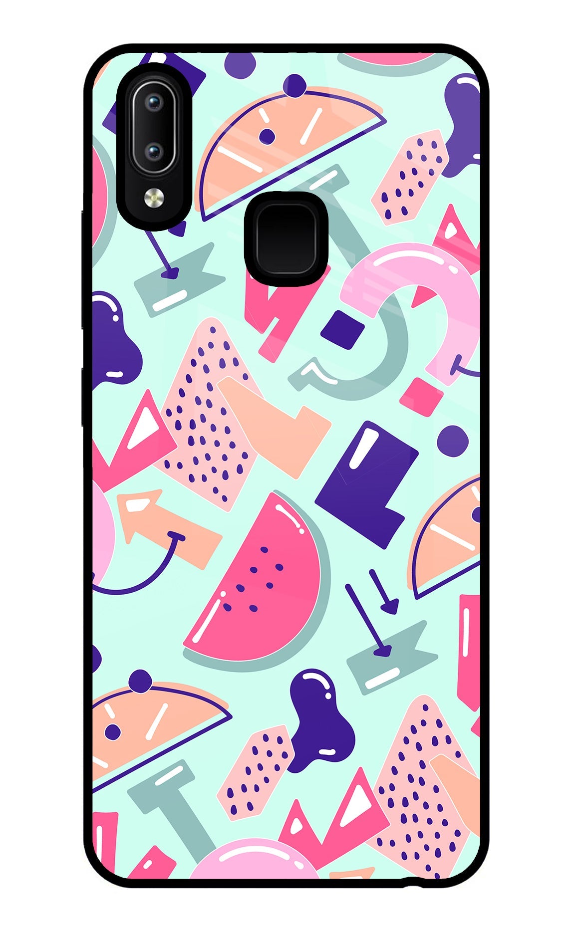 Doodle Pattern Vivo Y91/Y93/Y95 Back Cover