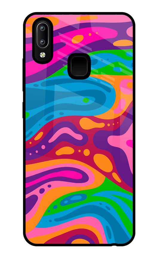 Trippy Pattern Vivo Y91/Y93/Y95 Glass Case
