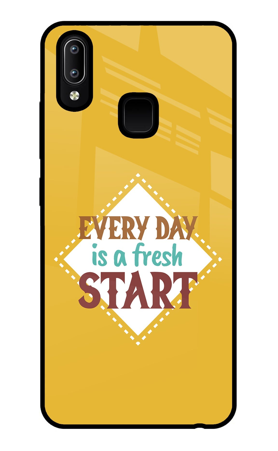 Every day is a Fresh Start Vivo Y91/Y93/Y95 Glass Case