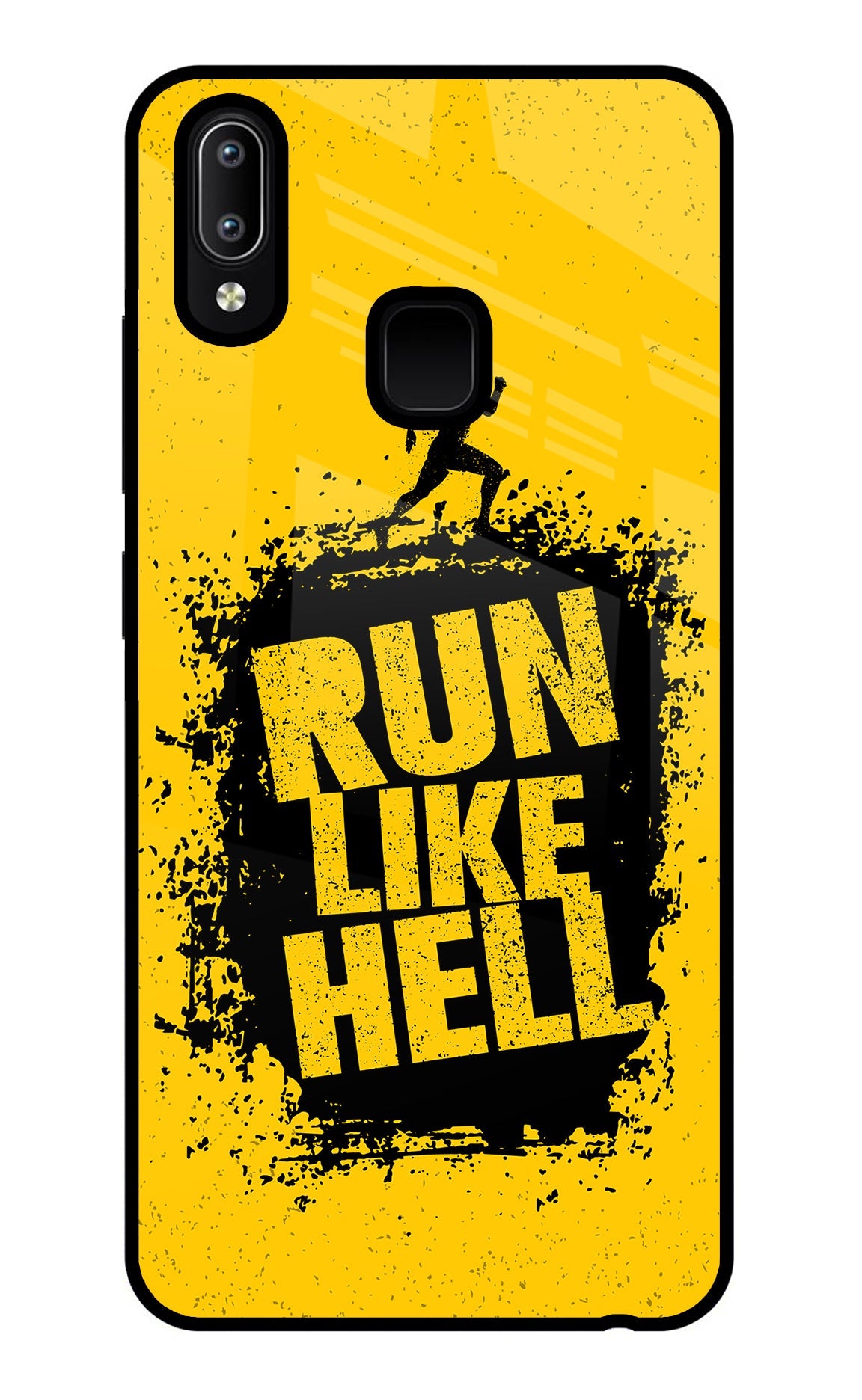Run Like Hell Vivo Y91/Y93/Y95 Glass Case