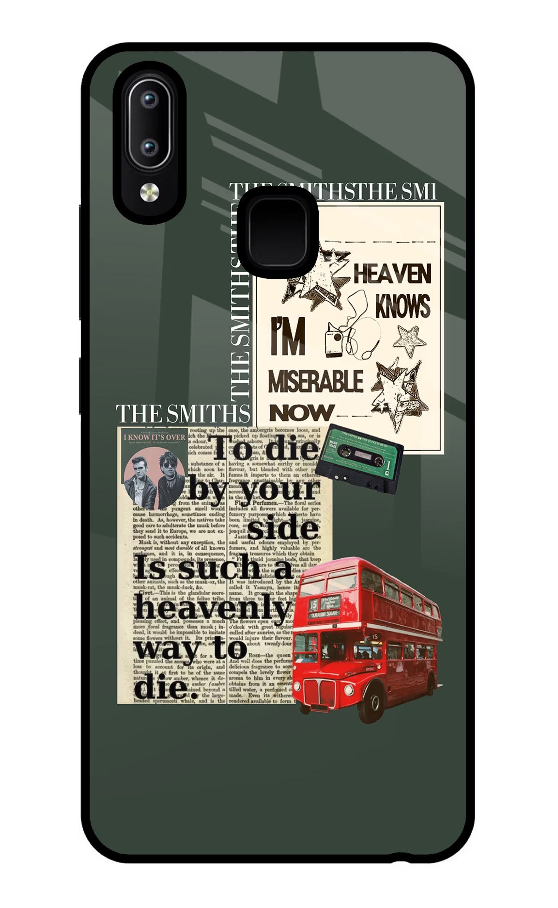 The Smiths Vivo Y91/Y93/Y95 Glass Case Back Cover by Casekaro