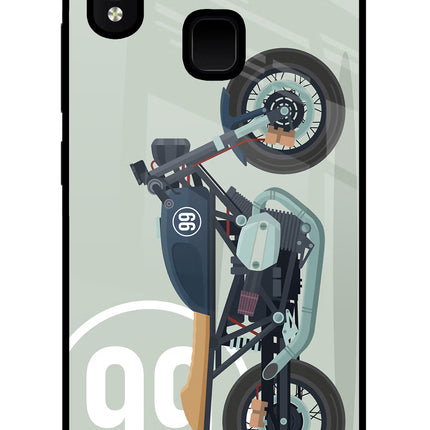 Classic Cafe Racer 99 Vivo Y91/Y93/Y95 Glass Case