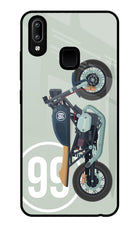 Classic Cafe Racer 99 Vivo Y91/Y93/Y95 Glass Case