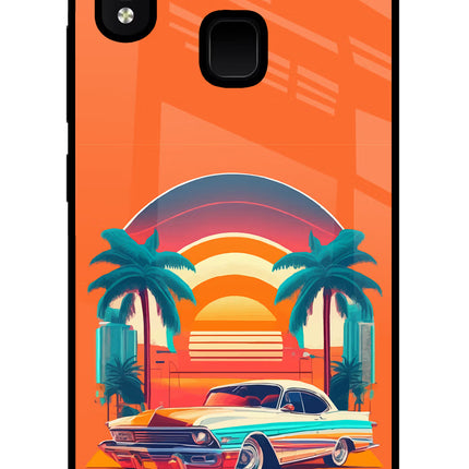 Palm Drive 80s Vivo Y91/Y93/Y95 Glass Case