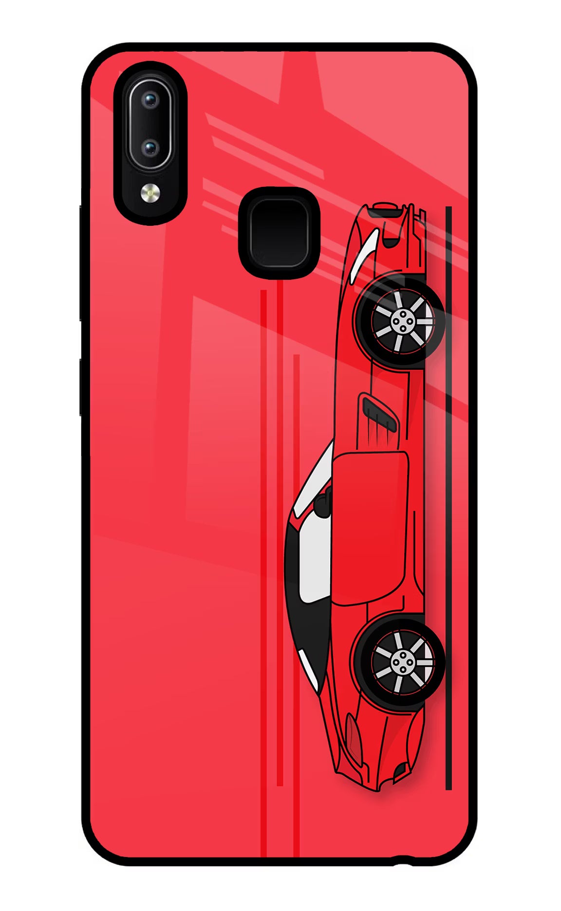 Red Velocity Vivo Y91/Y93/Y95 Glass Case