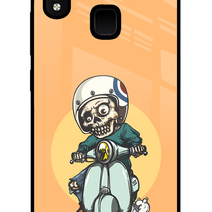 Undead Biker Vivo Y91/Y93/Y95 Glass Case