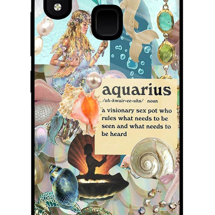 Aquarius Zodiac Vivo Y91/Y93/Y95 Glass Case