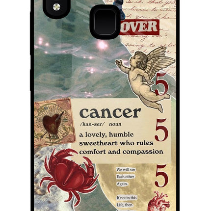 Cancer Zodiac Vivo Y91/Y93/Y95 Glass Case