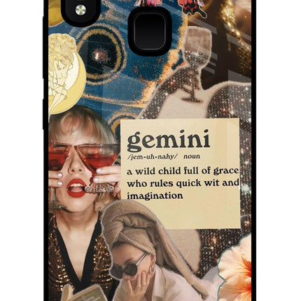 Gemini Zodiac Vivo Y91/Y93/Y95 Glass Case