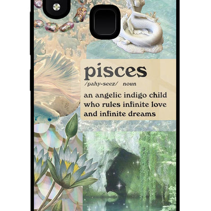 Pisces Zodiac Vivo Y91/Y93/Y95 Glass Case