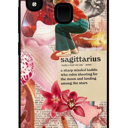Sagittarius Zodiac Vivo Y91/Y93/Y95 Glass Case