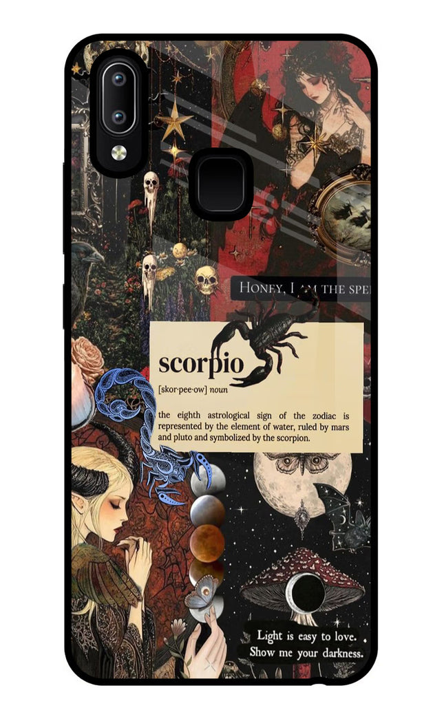 Scorpio Zodiac Vivo Y91/Y93/Y95 Glass Case