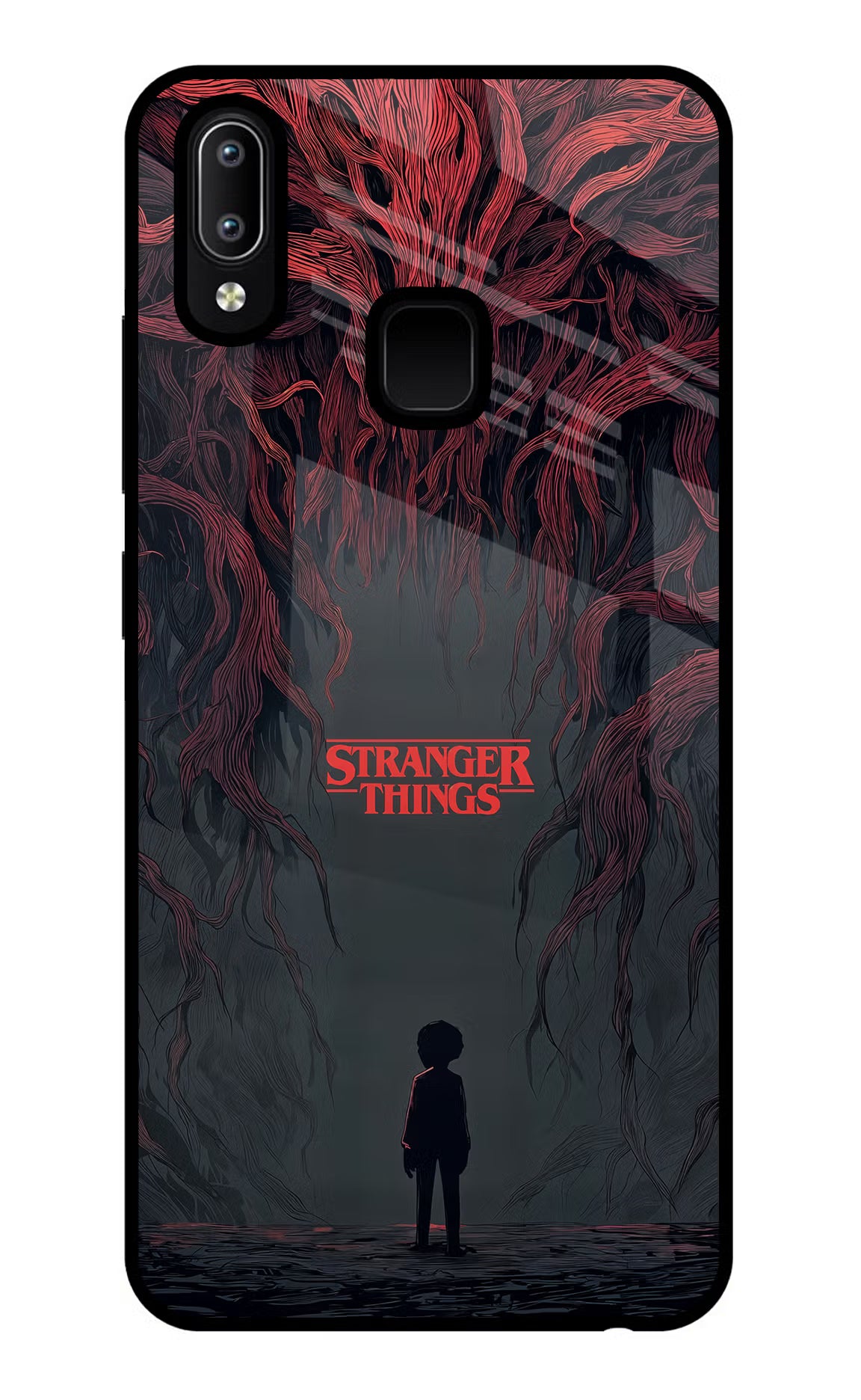 Ordinary Things Dark Side Vivo Y91/Y93/Y95 Glass Case Back Cover by Casekaro