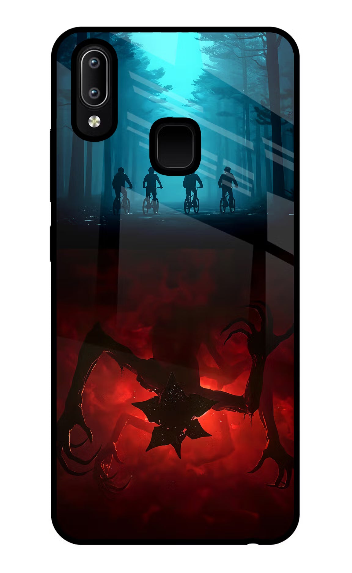 Ordinary Things Downside Up Vivo Y91/Y93/Y95 Glass Case Back Cover by Casekaro