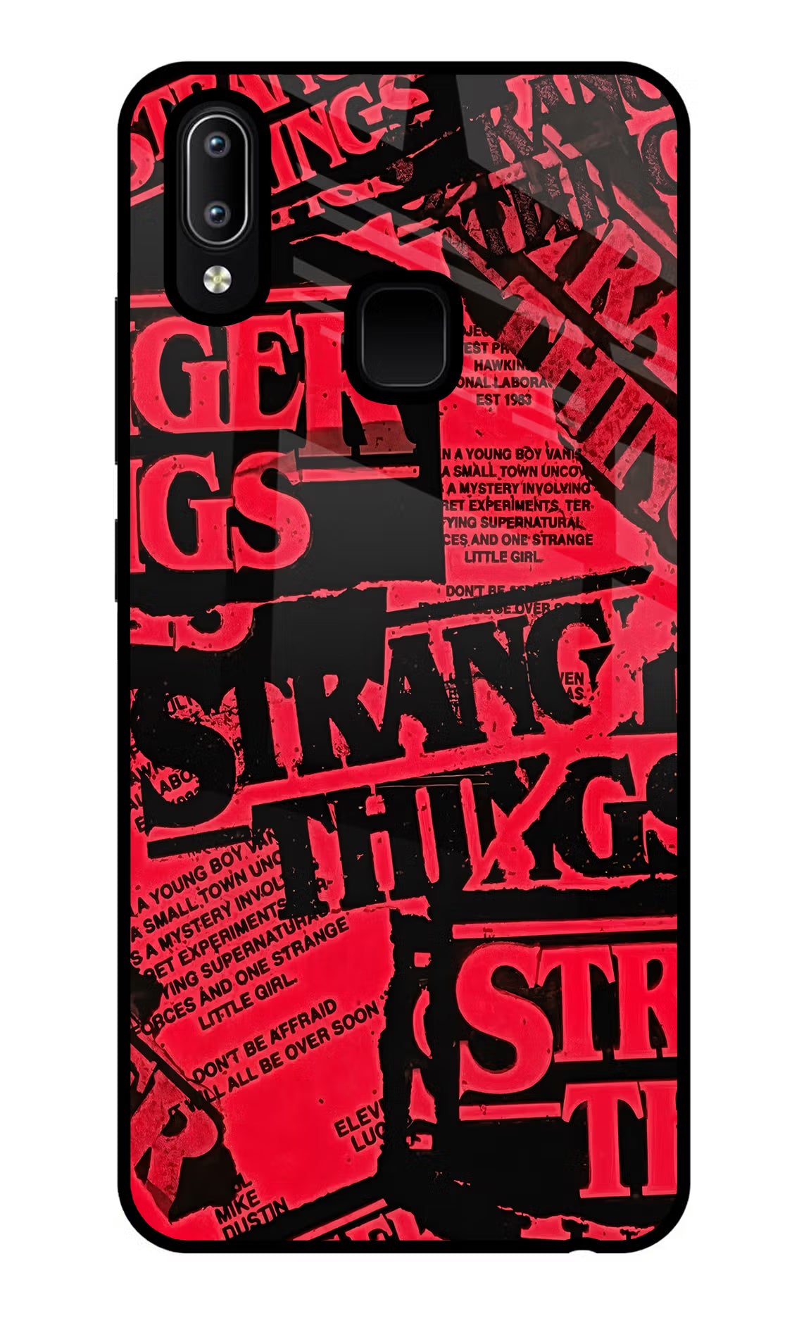 Ordinary Things Vivo Y91/Y93/Y95 Glass Case Back Cover by Casekaro