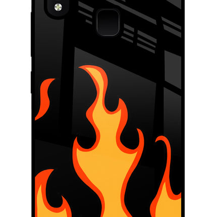 Fired Up – Black Vivo Y91/Y93/Y95 Glass Case