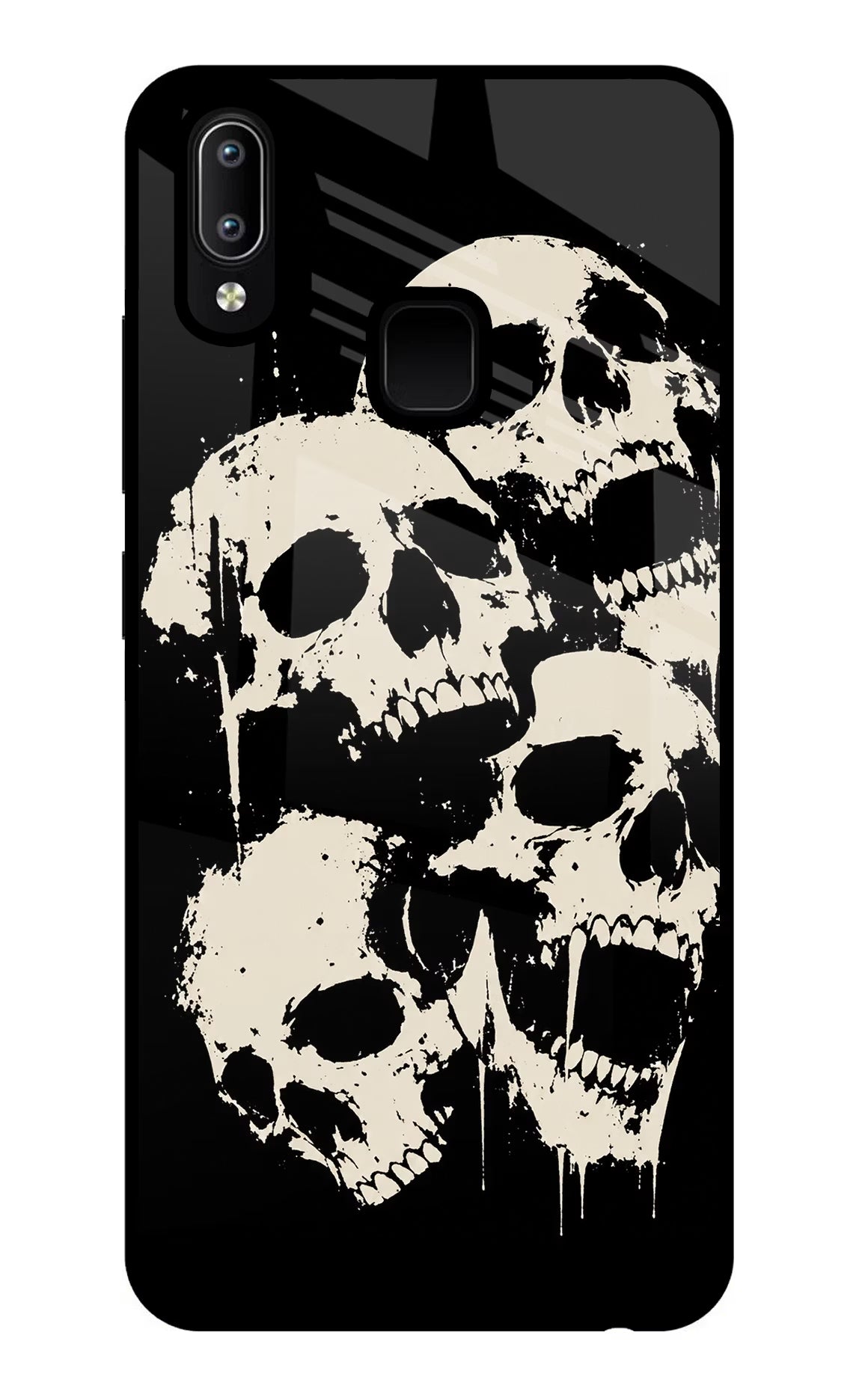 Dead Stack Vivo Y91/Y93/Y95 Glass Case Back Cover by Casekaro
