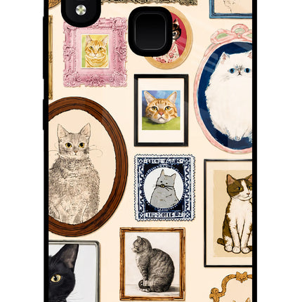Mirror Cats Vivo Y91/Y93/Y95 Glass Case