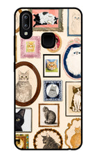 Mirror Cats Vivo Y91/Y93/Y95 Glass Case