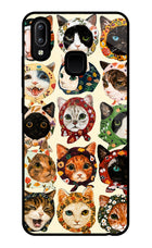 Cool Cat Vivo Y91/Y93/Y95 Glass Case
