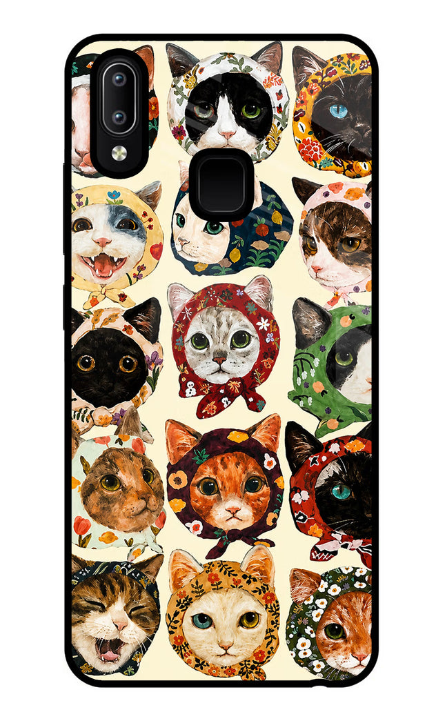 Cool Cat Vivo Y91/Y93/Y95 Glass Case