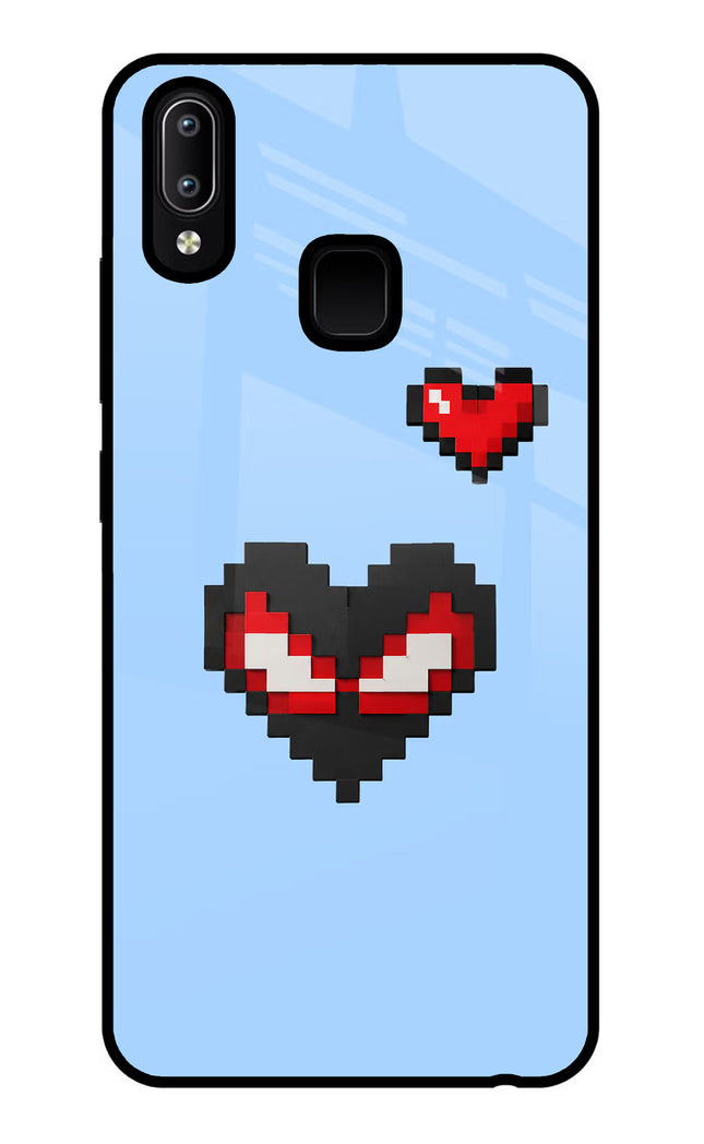 Peter Heart Vivo Y91/Y93/Y95 Glass Case