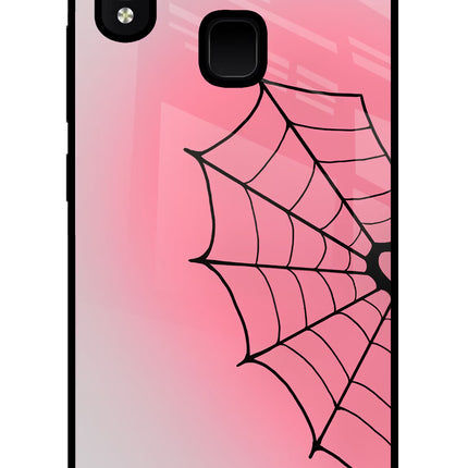 Pink Web Vivo Y91/Y93/Y95 Glass Case