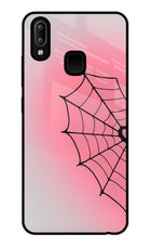 Pink Web Vivo Y91/Y93/Y95 Glass Case