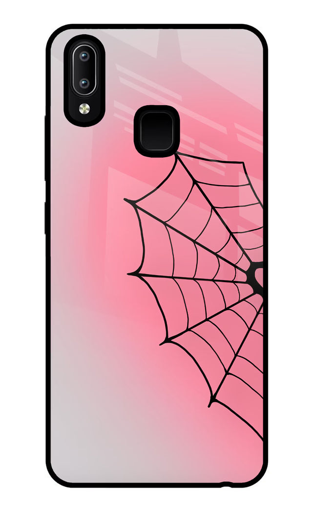 Pink Web Vivo Y91/Y93/Y95 Glass Case