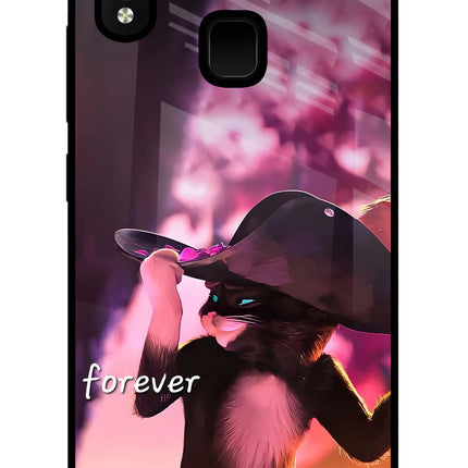 Forever Cat Vivo Y91/Y93/Y95 Glass Case
