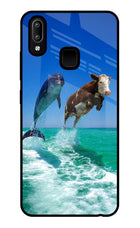 Dolphin vs Cow Vivo Y91/Y93/Y95 Glass Case