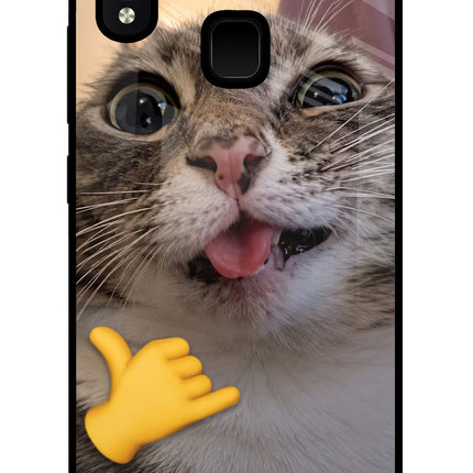 Silly Cat Call Vivo Y91/Y93/Y95 Glass Case