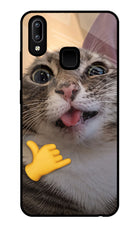 Silly Cat Call Vivo Y91/Y93/Y95 Glass Case