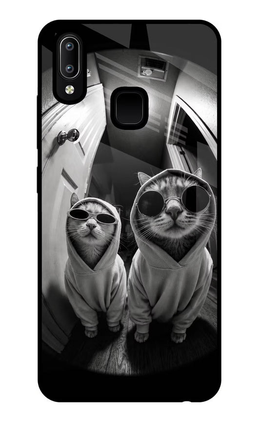 Hood Cats Vivo Y91/Y93/Y95 Glass Case