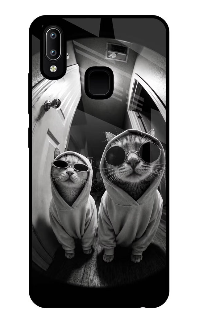Hood Cats Vivo Y91/Y93/Y95 Glass Case