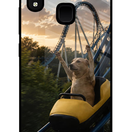 Rollercoaster Dog Vivo Y91/Y93/Y95 Glass Case