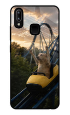 Rollercoaster Dog Vivo Y91/Y93/Y95 Glass Case