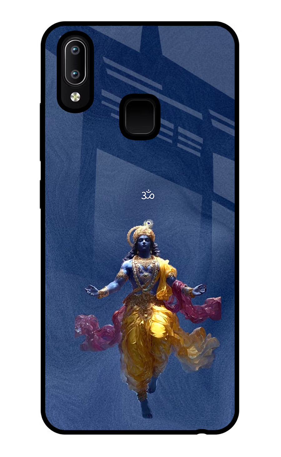 Cosmic Krishna Vivo Y91/Y93/Y95 Back Cover, Glass case