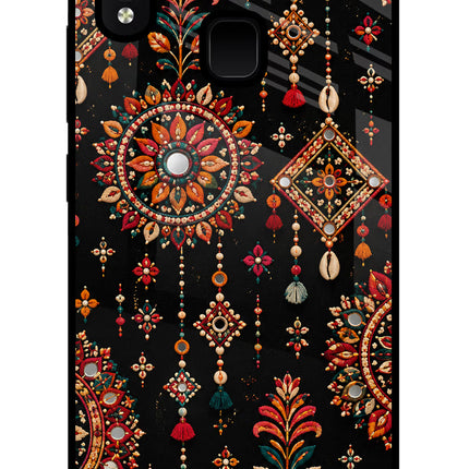 Boho Noir Vivo Y91/Y93/Y95 Glass Case