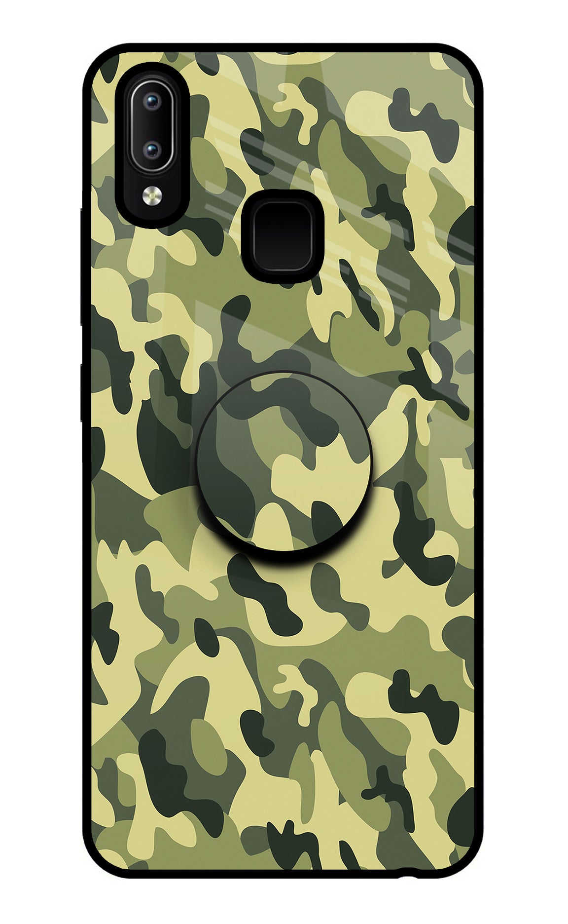 Camouflage Vivo Y91/Y93/Y95 Glass Case