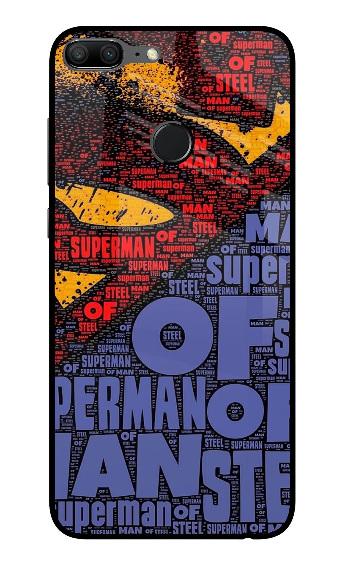 Superman Honor 9 Lite Glass Case Back Cover by Casekaro