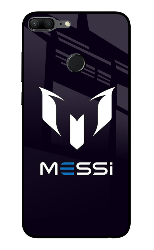 Messi Logo Honor 9 Lite Glass Case